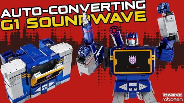 Transformers G1 Soundwave Auto-Converting Robot by Robosen | Soundwave Superior! - Featured Image