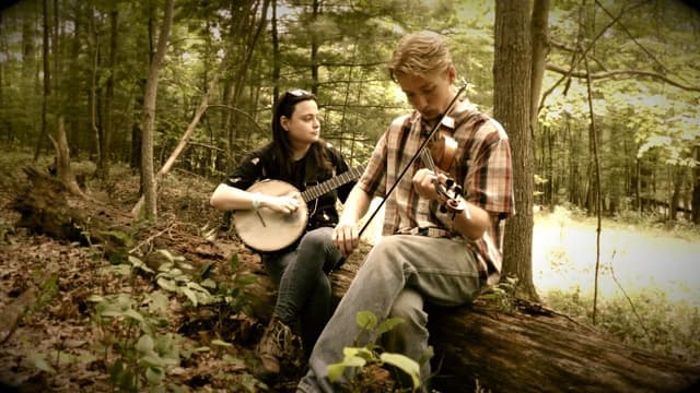 "Lost Indian" (From Mose Coffman) - Old-Time Fiddle & Banjo - Rachel Dunaway & Ben Kiser - Featured Image