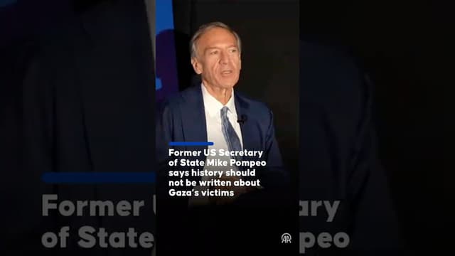 Former US Secretary of State Mike Pompeo says history should not be written about Gaza’s victims - Featured Image