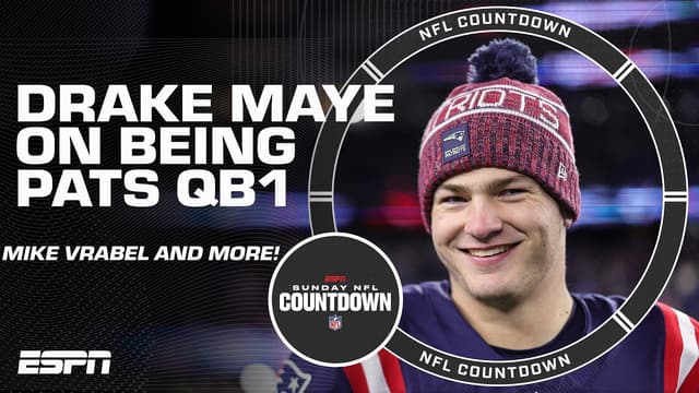 Drake Maye on how Mike Vrabel has developed him as a leader 👏 | NFL Countdown - Featured Image