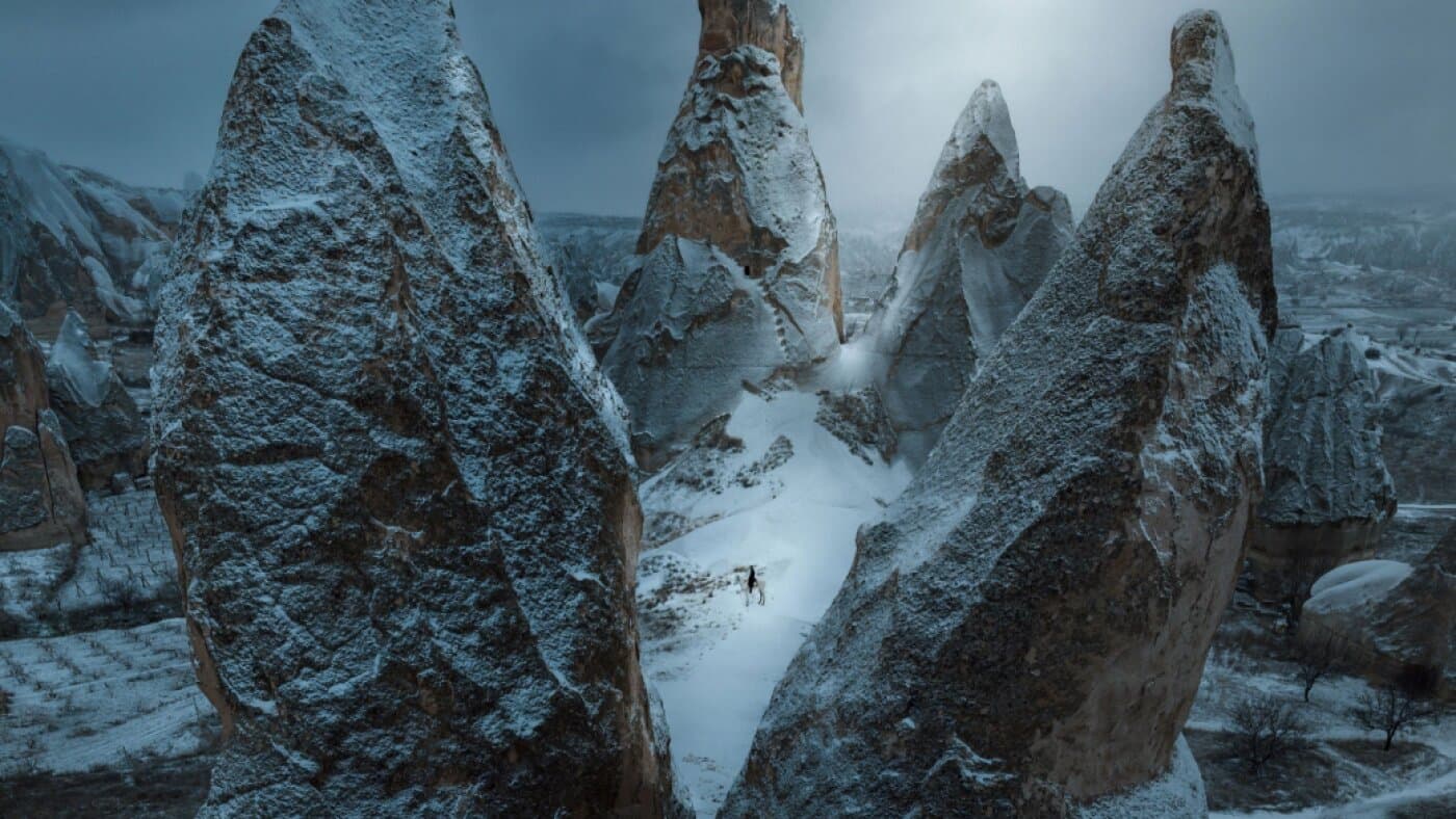 Drone photo winners will amaze your eyeballs: From a high-up horseman to a holy river - Featured Image