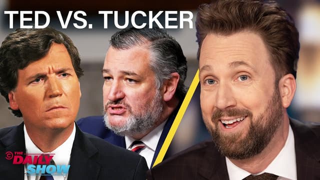Ted Cruz & Tucker Carlson Battle Over Iran While Trump Enters His Decorating Era | The Daily Show - Featured Image
