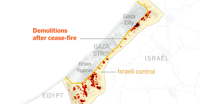 Two Months After Cease-Fire, Israel Is Still Demolishing Gaza - Featured Image