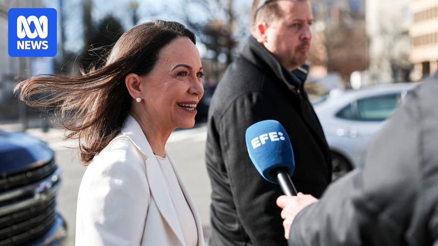 Trump given Nobel Peace medal by Venezuelan opposition leader Machado - ABC News - Featured Image