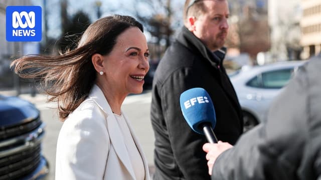 Trump given Nobel Peace medal by Venezuelan opposition leader Machado - ABC News - Featured Image