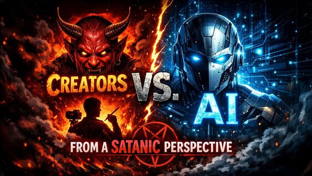 Creators vs. AI - From a SATANIC Perspective - Featured Image