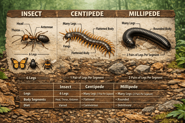 Are Centipedes and Millipedes Considered Insects? - Sassy Feeds - Featured Image