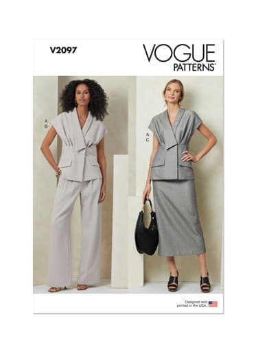 V2097 | Vogue Patterns Misses' Top, Skirt and Pants | Vogue Patterns - Featured Image