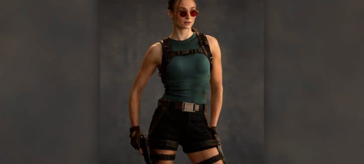 Amazon shares first look at Sophie Turner as Lara Croft in upcoming Tomb Raider series | KitGuru - Featured Image
