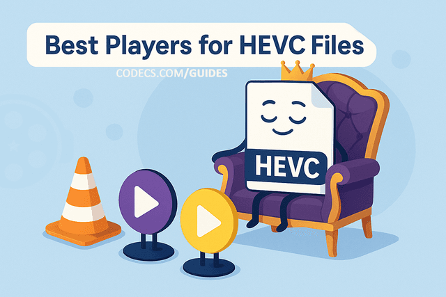 Best HEVC Players 2026 - Download Free H.265 Video Players - Featured Image