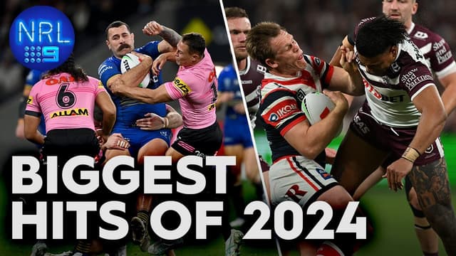 The NRL's Biggest and BEST Hits of 2024 | NRL on Nine - Featured Image