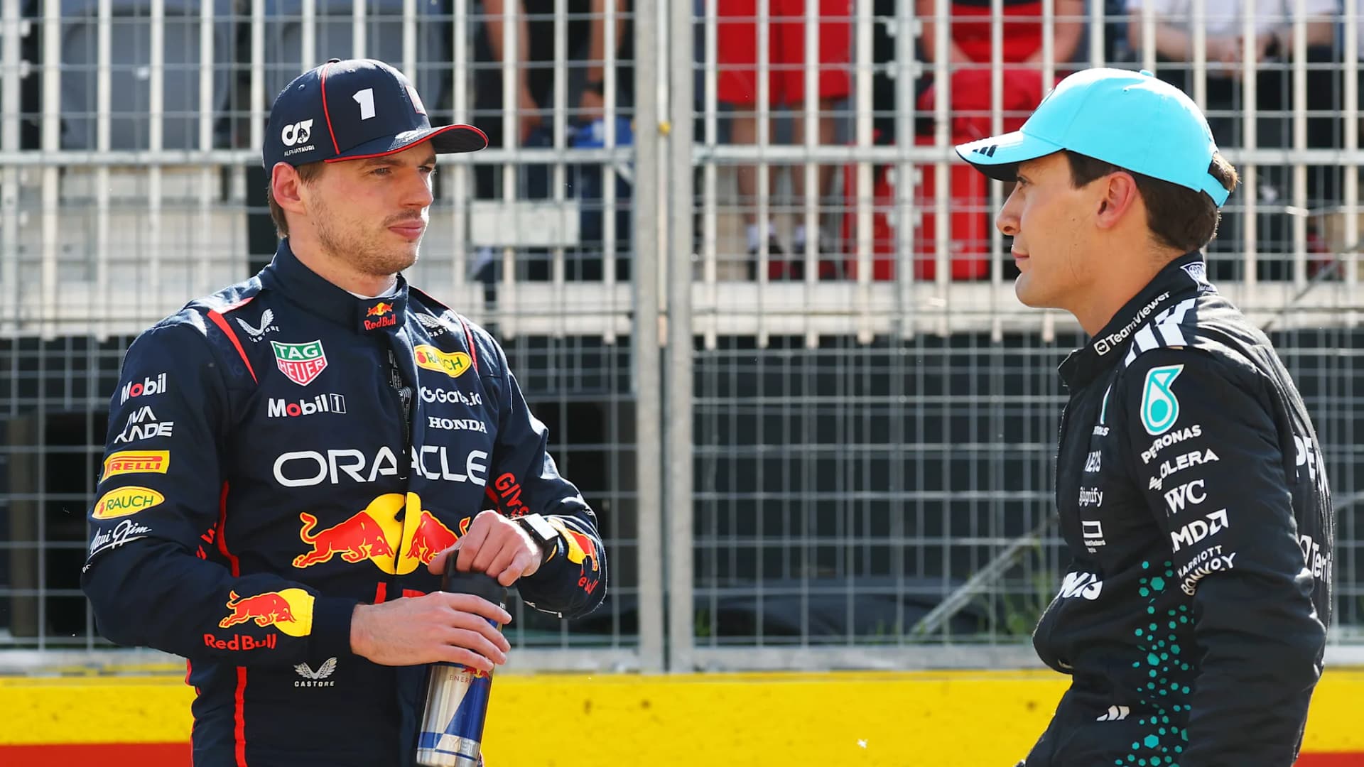 Jenson Button ‘would love to see’ Max Verstappen and George Russell team up at Mercedes - Featured Image