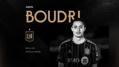 LAFC Signs Swedish Midfielder Amin Boudri | Los Angeles Football Club - Featured Image