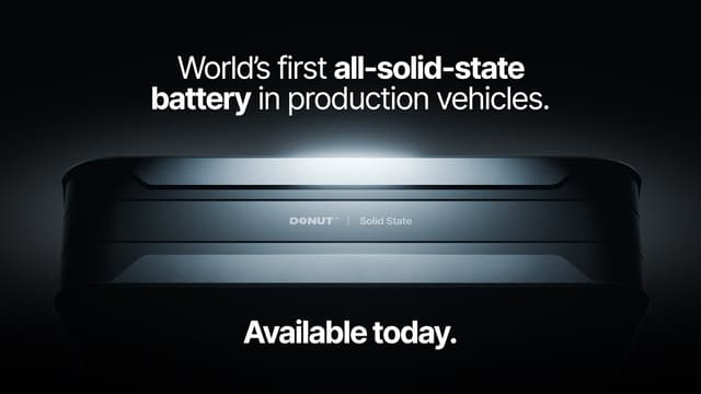 World's First All-Solid-State Battery in Production Vehicles | Donut Battery - Featured Image