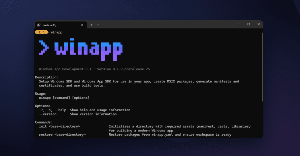 Winapp is Microsoft’s new command line utility for developers. | The Verge - Featured Image