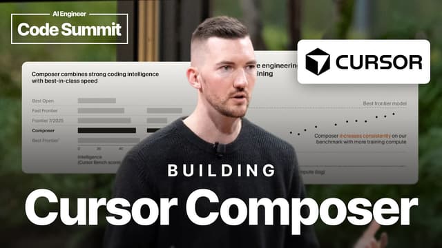 Building Cursor Composer – Lee Robinson, Cursor - Featured Image