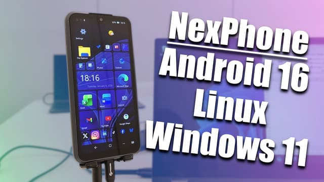 This Android Phone is ALSO a Linux AND Windows PC! NexPhone Hands On! - Featured Image