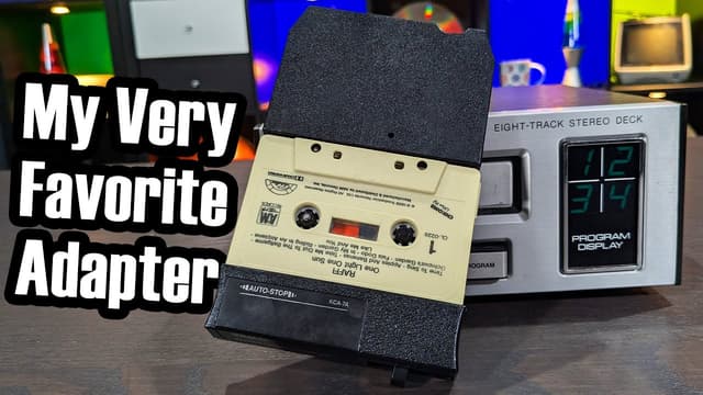 This cassette player is built into an 8-track cartridge - Featured Image