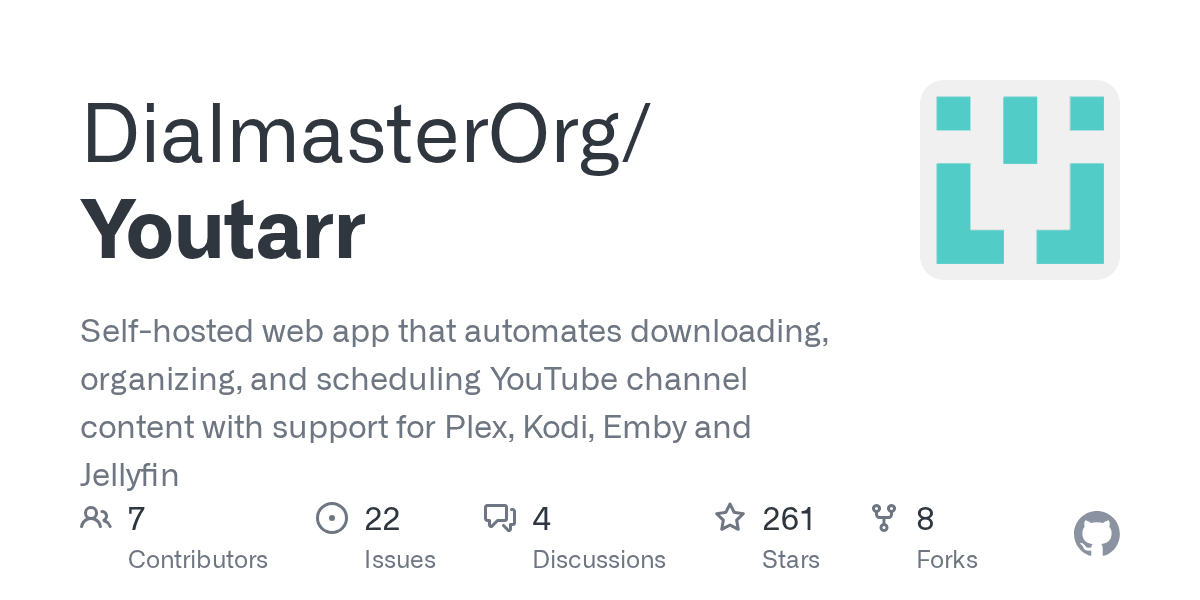Youtarr: Self-hosted YouTube downloader that automatically downloads videos from your favorite channels or specific URLs - Featured Image