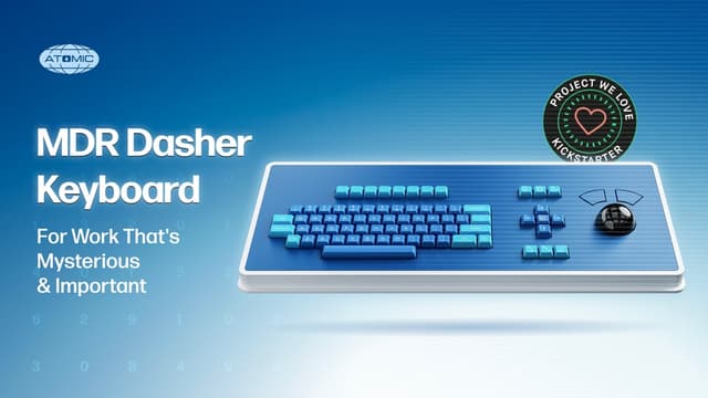 MDR Dasher Keyboard: For Work That's Mysterious & Important - Featured Image