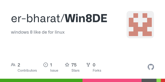 GitHub - er-bharat/Win8DE: windows 8 like de for linux - Featured Image