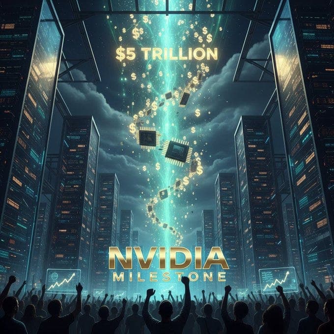 Nvidia’s $5 Trillion Moment: Why This Changes Everything for AI Infrastructure - Featured Image