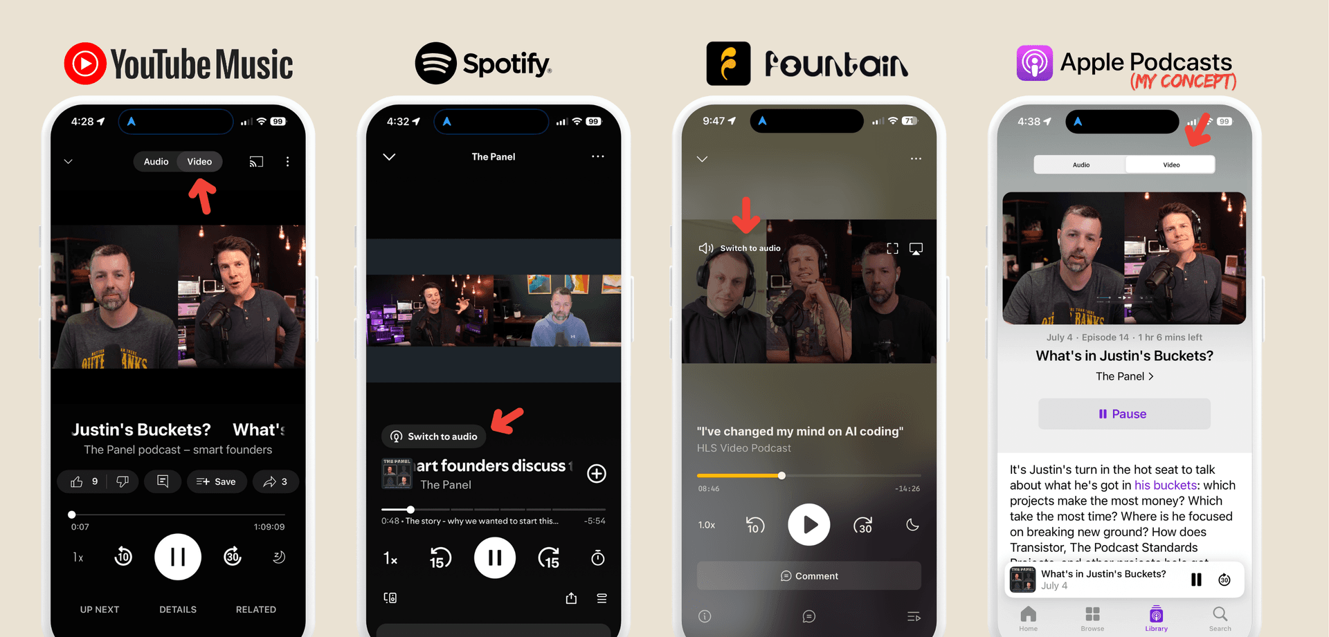 Apple: please bring video back to Apple Podcasts 🙏 - Image