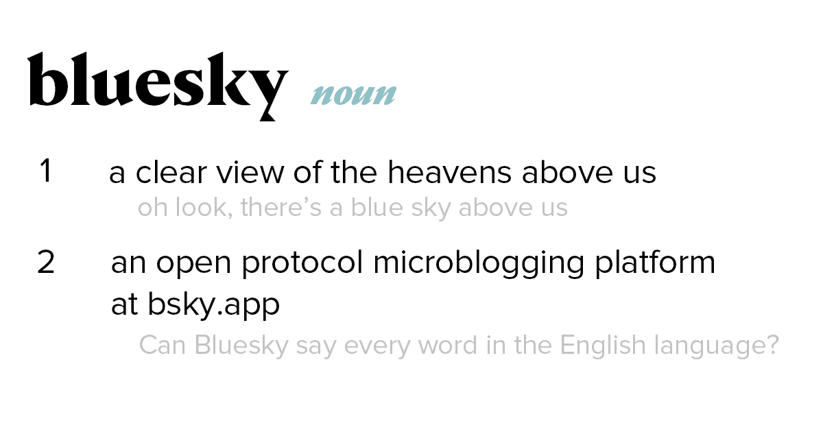 The Bluesky Dictionary - Featured Image