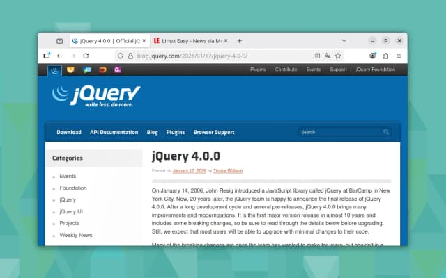 jQuery 4.0: il grande ritorno della libreria che ha fatto la storia del web - Featured Image