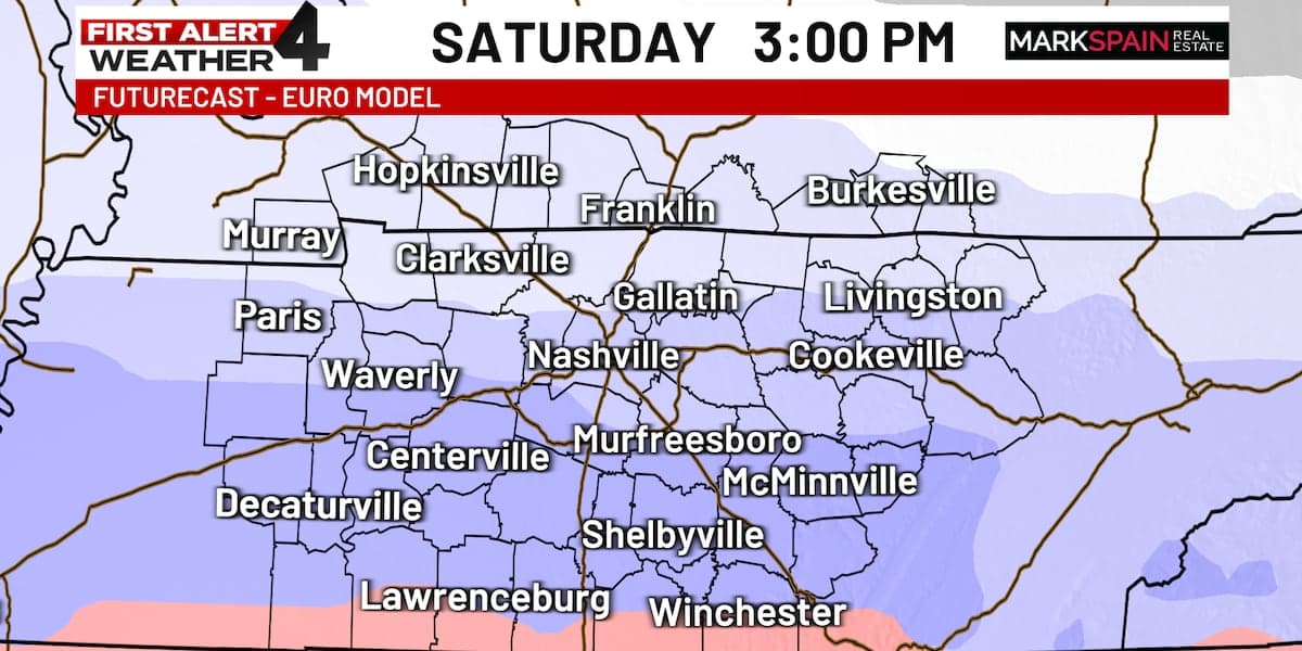 Potential first major winter storm of season for Middle Tennessee in sight - Featured Image