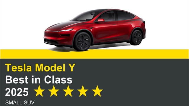 Euro NCAP Crash & Safety Tests of Tesla Model Y 2025 - Best in Class 2025 - Small SUV - Featured Image