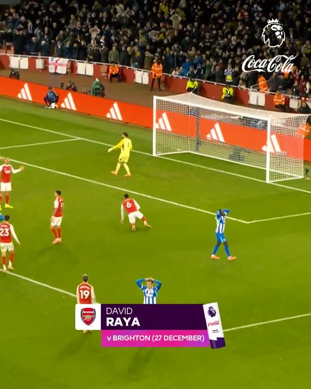 Streamain — Watch — David Raya wins Coca-Cola Save of the Mo... - Featured Image
