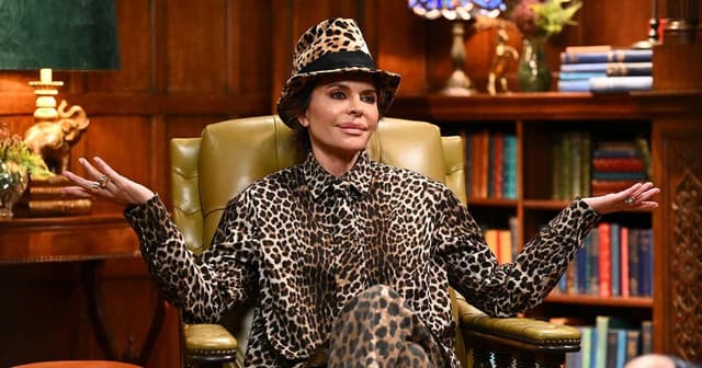 Lisa Rinna Jokes Her Hair Looked ‘Crazy’ While Filming 'Traitors' | Us Weekly - Featured Image