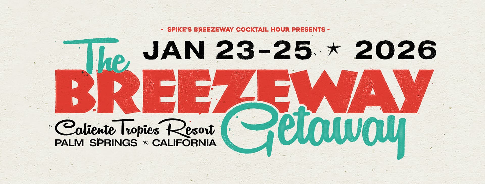 The Getaway Weekender
 – Spike's Breezeway Cocktail Hour - Featured Image