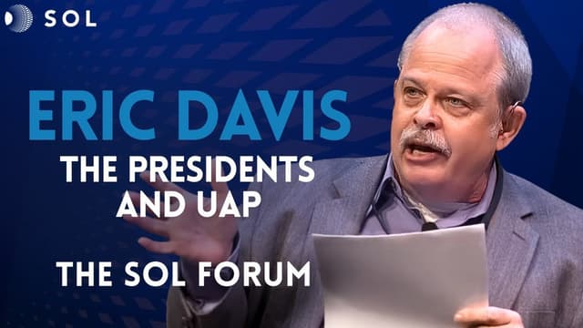 New Claims about U.S. Presidents and UAP with Dr. Eric Davis - Featured Image