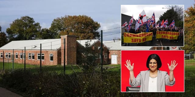 Crowborough: Asylum seeker barracks to cost taxpayers MILLIONS despite Labour vow to cut costs by ending migrant hotels - Featured Image