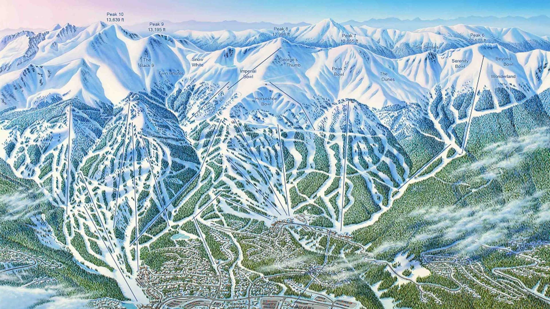 Profile of talented ski map artist, James Niehues | Adventure.com - Featured Image